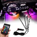 Car Foot Atmosphere Light (Set Of 4 Pcs)