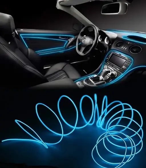 Ambient Light For Car (Blue, 5 Meter)