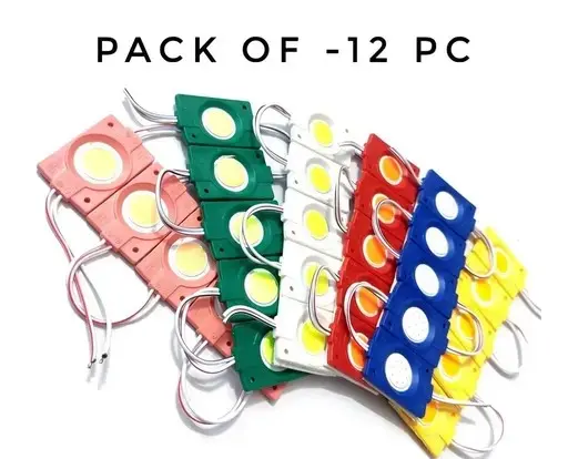 Coin Lights For Cars, Bikes & Scooters (Set Of 12 Pcs)
